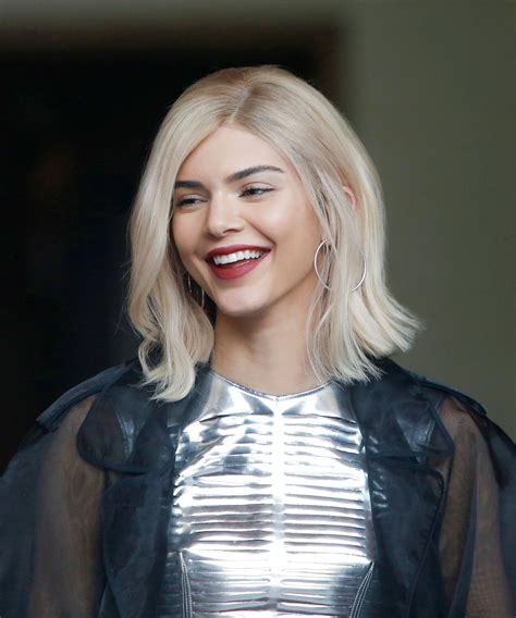 kendall jenner blonde hair